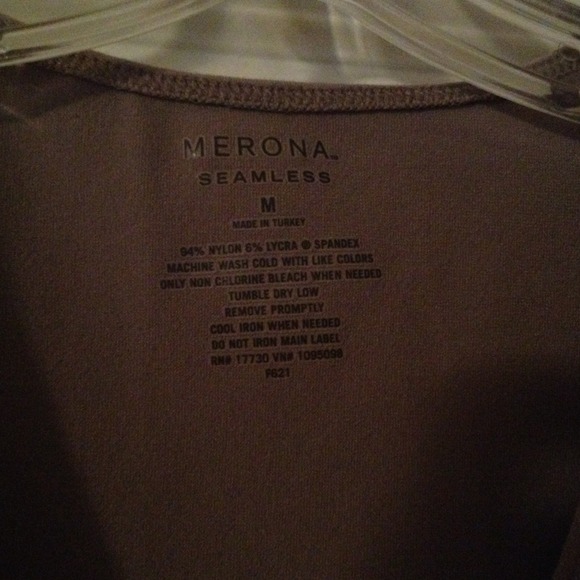 SOLD - Merona Grey/Biege Shirt - Picture 3 of 3