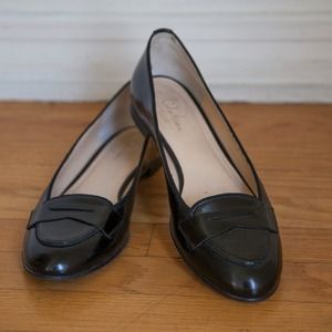Cole Haan - black leather loafers