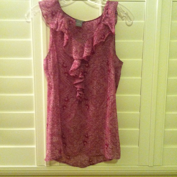 Ann Taylor Ruffle top