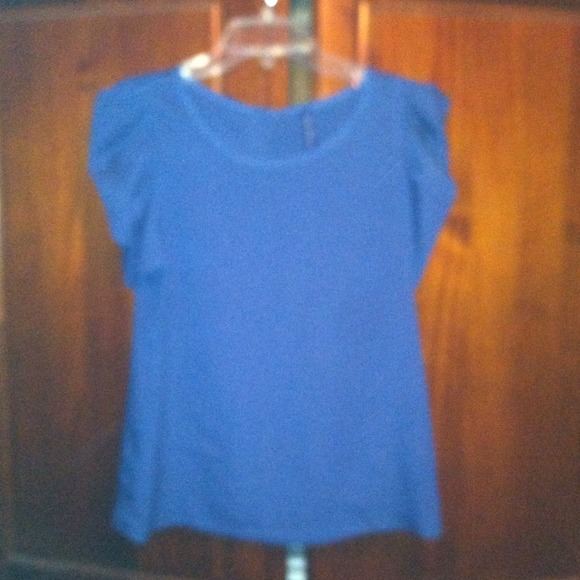 Final Touch cobalt blue top.