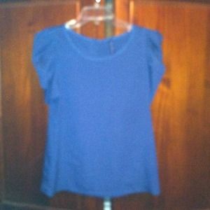 Final Touch cobalt blue top.