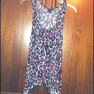 Funky leopard print tank