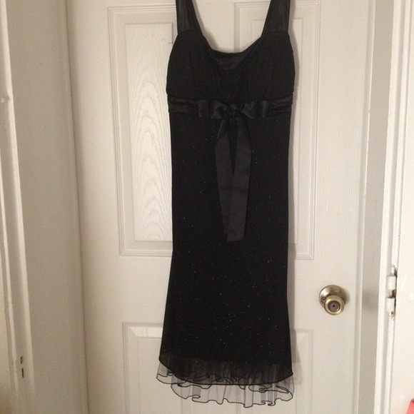 Little black semiformal dress