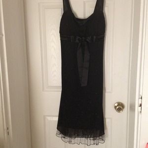 Little black semiformal dress