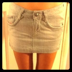 Vintage Diesel grey denim skirt