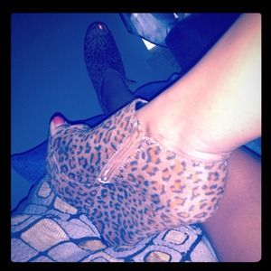 Cheetah heels .