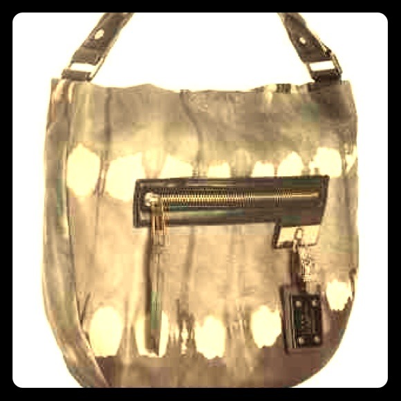 ✨SOLD🌸L.A.M.B Black tie-dye leather "Josephine" ✨