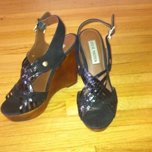 Black and Brown Steve Madden Wedge heel❗REDUCED❗