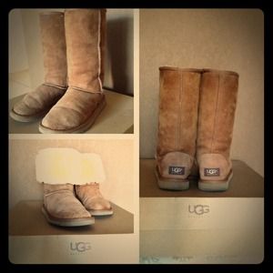 UGG chestnut tall boots👣