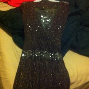 Chocolate brown full dress