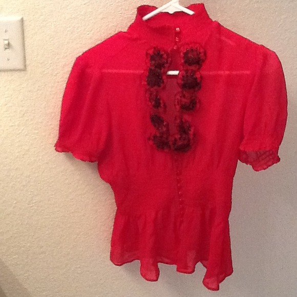 Sheer bebe top - Picture 3 of 4