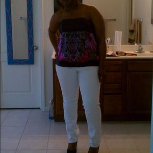 Multi color halter top