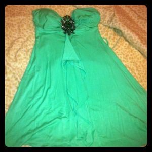 Green summer dress