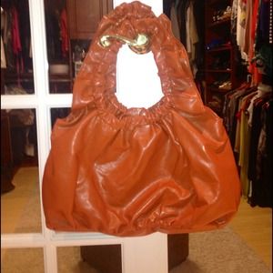 Cute dark orange purse