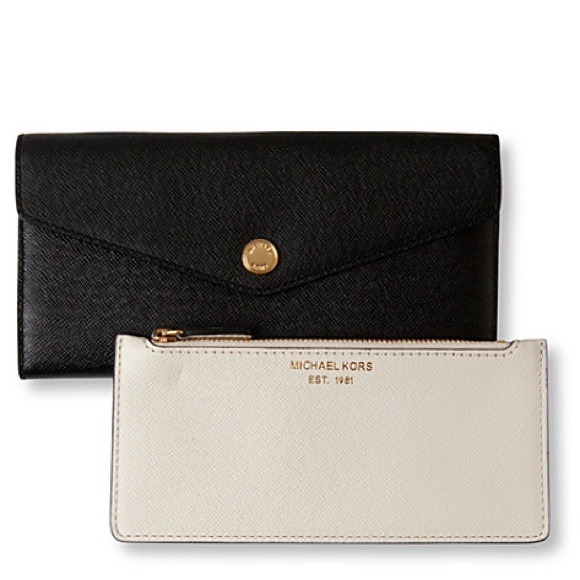 Michael Kors Clutches & Wallets - AUTHENTIC Michael Kors Saffiano color block wallet