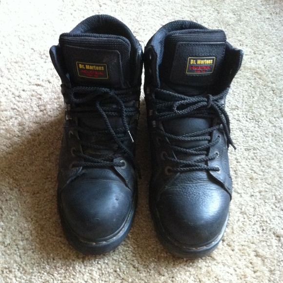 Dr. Martens steel toe shoes