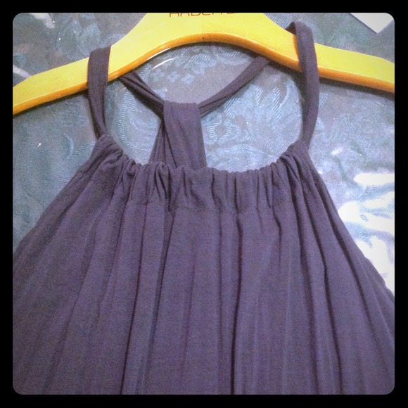 Long grey cute dress!