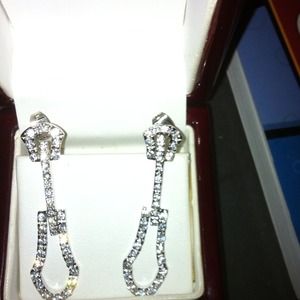 Sterling silver with Australian cz . Stunning