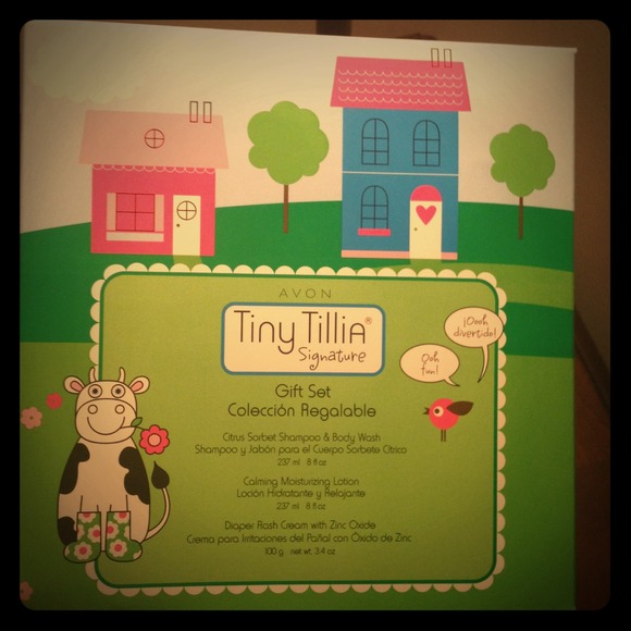 SOLD Avon Tiny Tillia Baby Gift Set Never Used!!