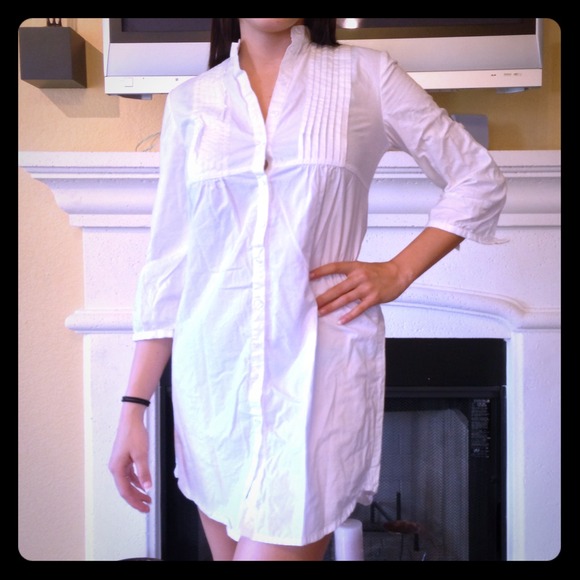 White cotton tunic