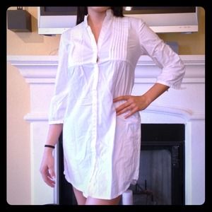 White cotton tunic