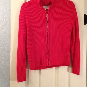 Red cable knit sweater!❤❤❤