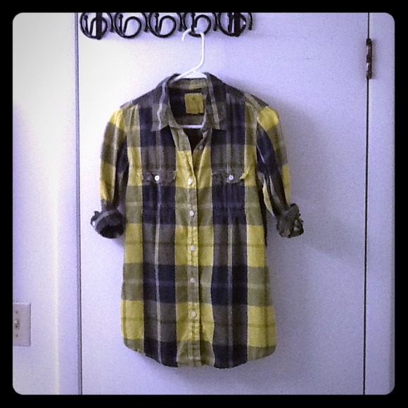 Yellow and black boyfriend woven. - Picture 1 of 4