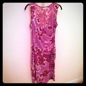 NWT Purple and pink floral dress