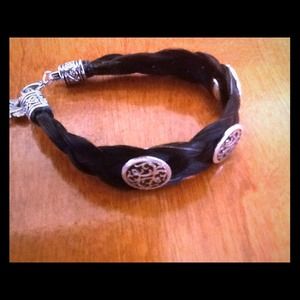 Montana silver horsehair Bracelet