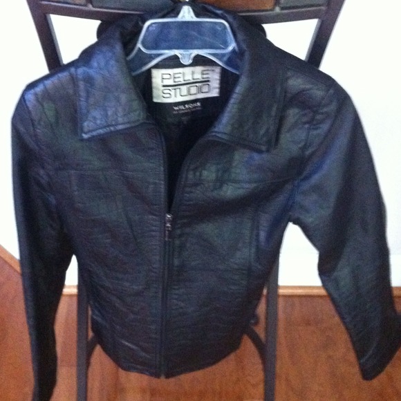 🔴Reduced🔴Leather Motorcycle Jacket By Wilson