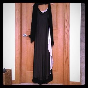 Ellen tracy black evening gown size 2