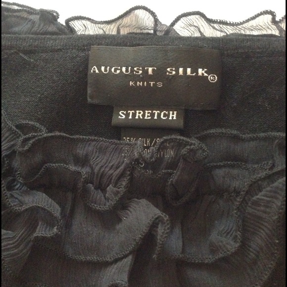 Silk blend black sweater