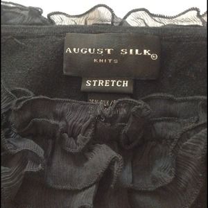 Silk blend black sweater