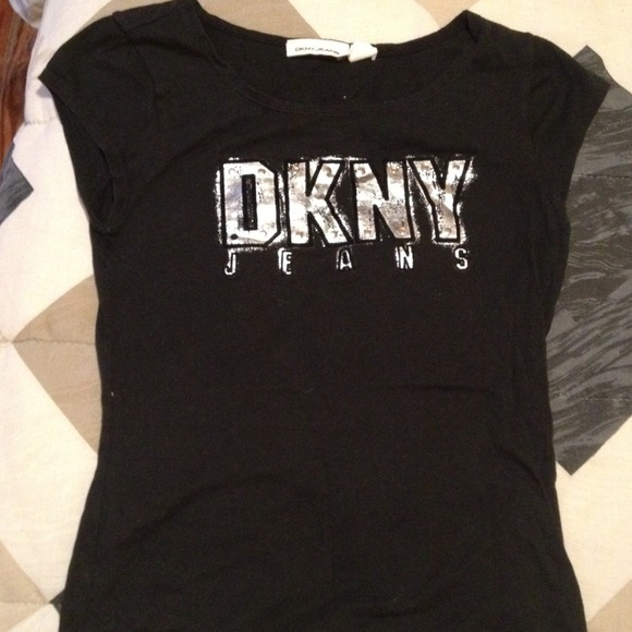 Small black dkny shirt