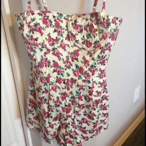 Flower short dress