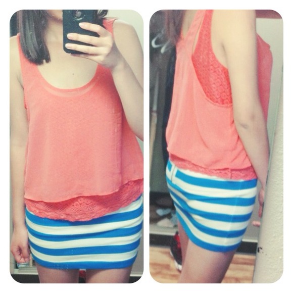 💢SOLD💢Pink layer top - Picture 1 of 4