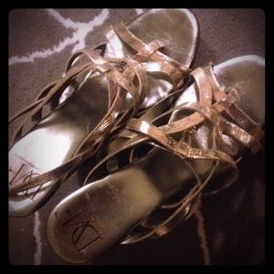 DVF 3.5 in wedged heels