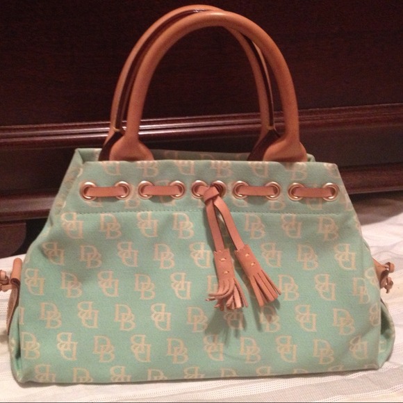 Authentic mint colored dooney and bourke bag