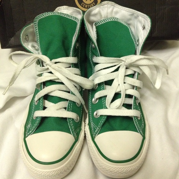 Green Converse Sneakers