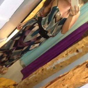 Long maxi dress and jeans bundle!