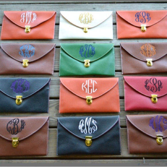 Clutches & Wallets - Monogrammed Clutch