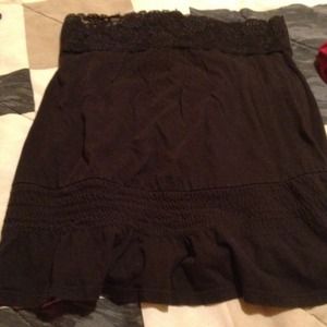 GUESS strapless shirt