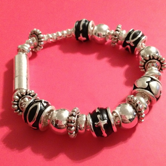 Christian sterling bracelet small
