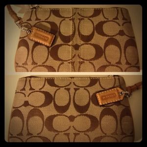 Authentic coach wristlet