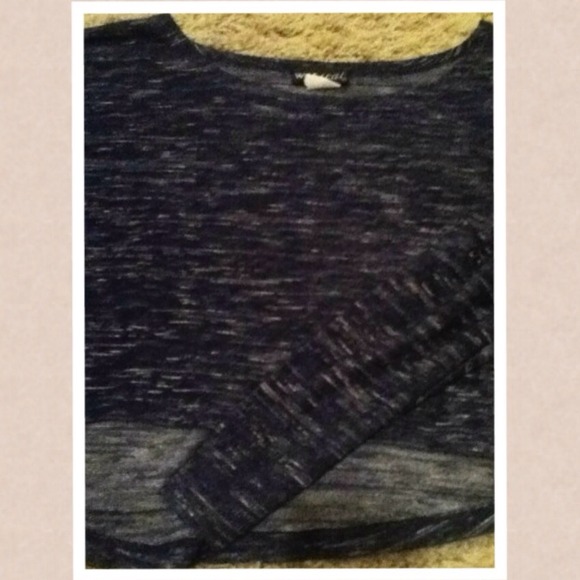 Wetseal cropped long-sleeve