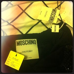 Moschino runway couture dress