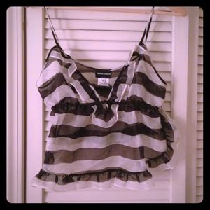 Giorgio Armani Ruffle Blouse