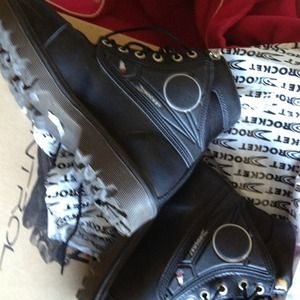 Motorcycle half boots. Very sturdy