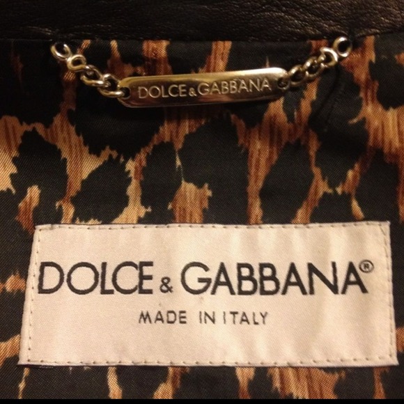 Authentic DOLCE & GABBANA VERY RARE LEATHER JACKET - Picture 4 of 4