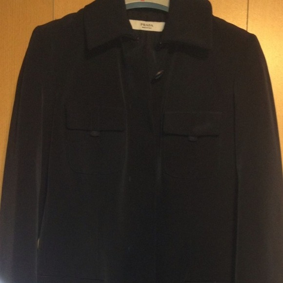 Authentic PRADA Original Classic Coat Jacket ITALY - Picture 2 of 2